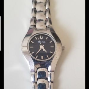 Bulova stainless steel ladies watch